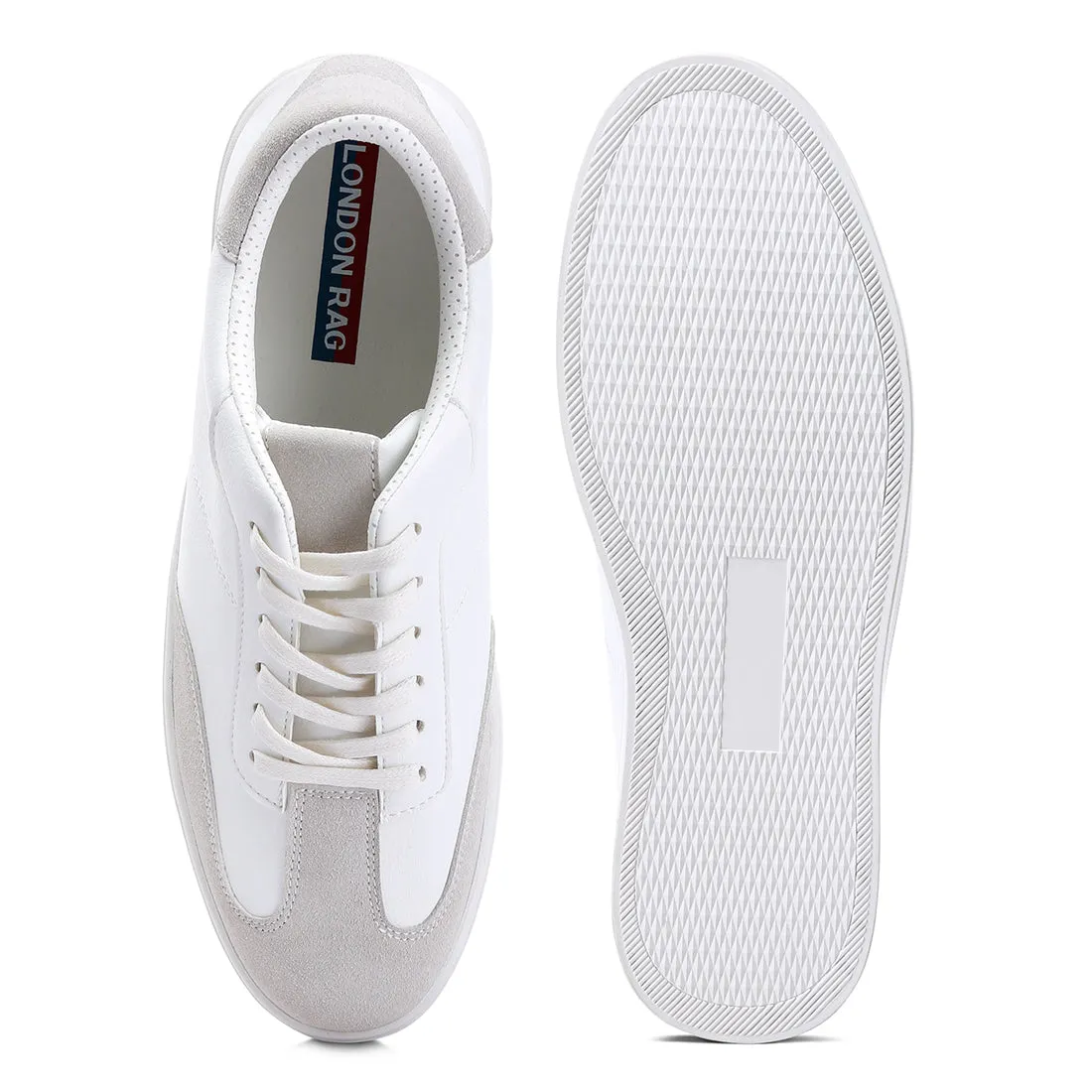 Men's Panelling Detailed Lace-up Sneakers